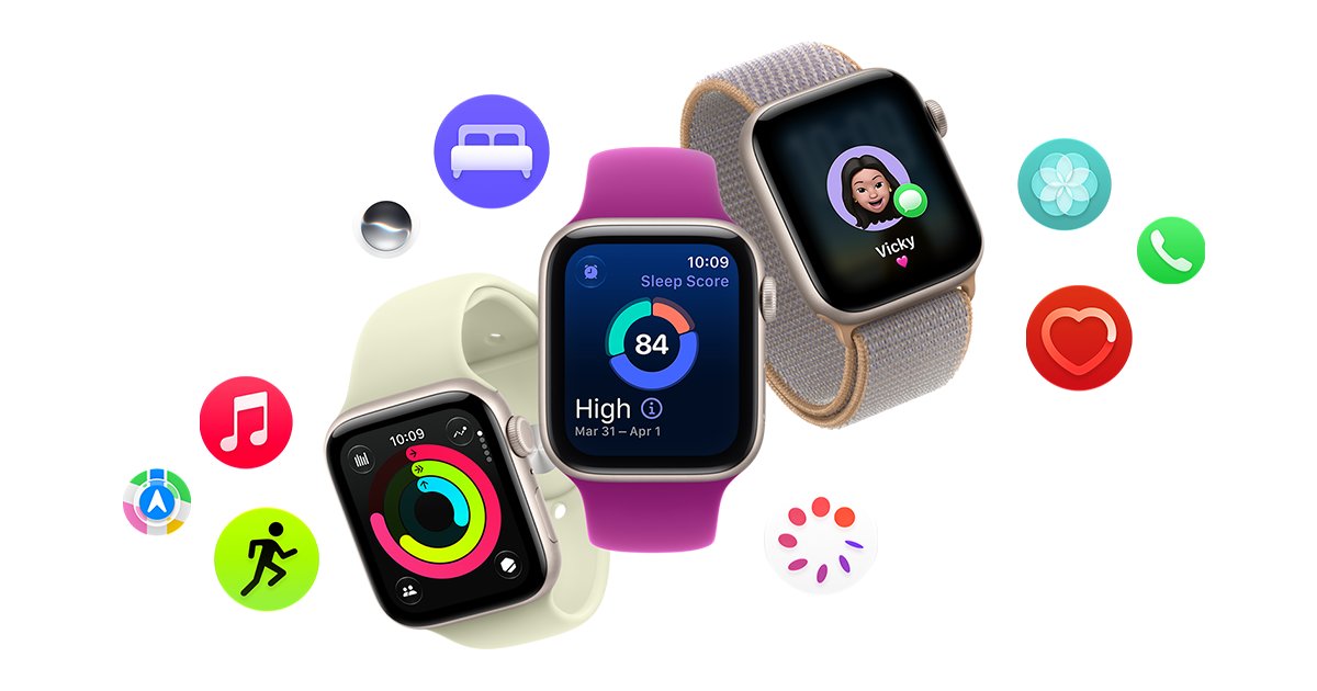 Apple Watch SE 3 (40mm, GPS, Starlight) (Apple product image)